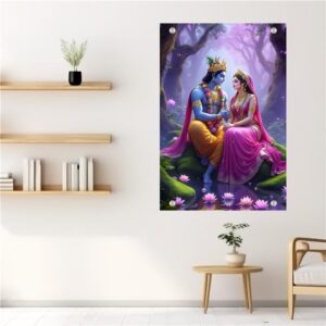 Radha Krishna – Eternal Love Wall Art